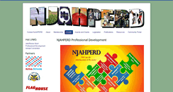 Desktop Screenshot of njahperd.org