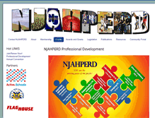 Tablet Screenshot of njahperd.org